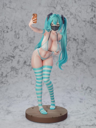 【Pre-order】Ziye Studio 1/7 Scale Hatsune Miku Cosplay Girl 01  Resin Statue