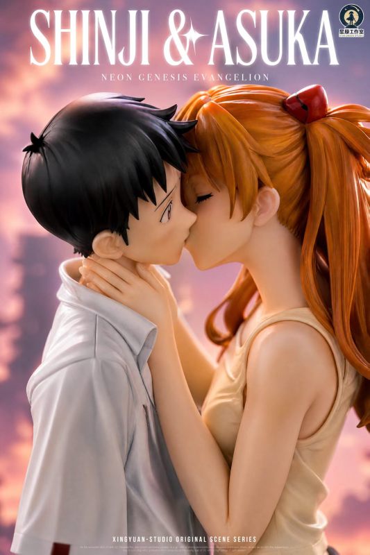 【Pre-order】Xingyuan Studio 1/6 Scale Asuka × Shinji — The Final Kiss Resin Statue