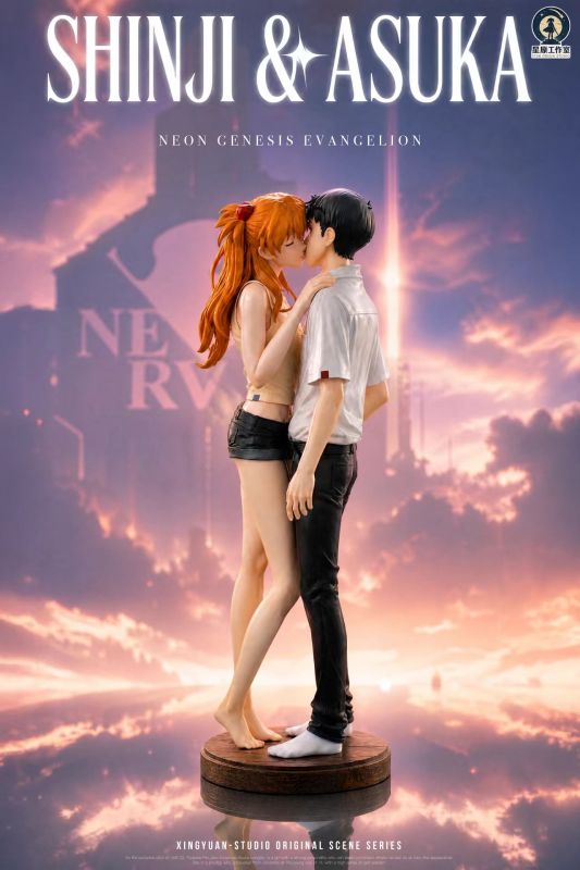 【Pre-order】Xingyuan Studio 1/6 Scale Asuka × Shinji — The Final Kiss Resin Statue