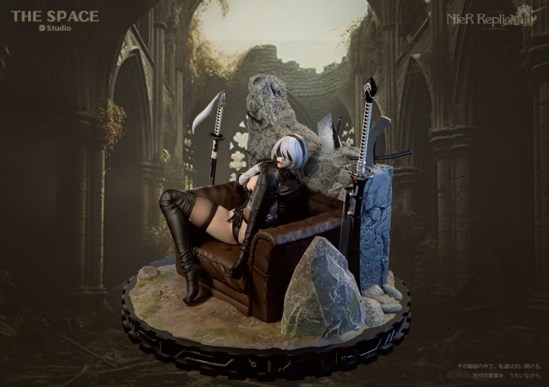 【Pre-order】The Space Studio 1/6 Scale NieR: Automata — 2B Resin Statue