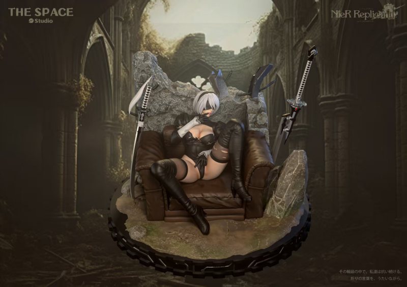 【Pre-order】The Space Studio 1/6 Scale NieR: Automata — 2B Resin Statue