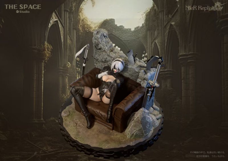 【Pre-order】The Space Studio 1/6 Scale NieR: Automata — 2B Resin Statue