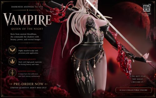 【Pre-order】TGZW Studio 1/4 Scale Vampire Queen of the Night Resin Statue