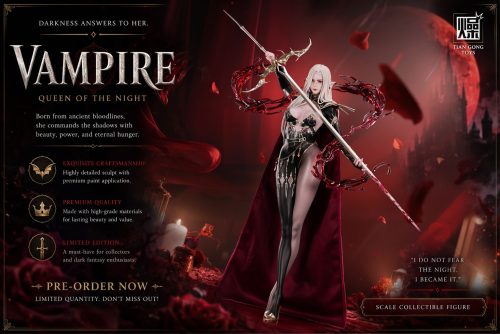 【Pre-order】TGZW Studio 1/4 Scale Vampire Queen of the Night Resin Statue