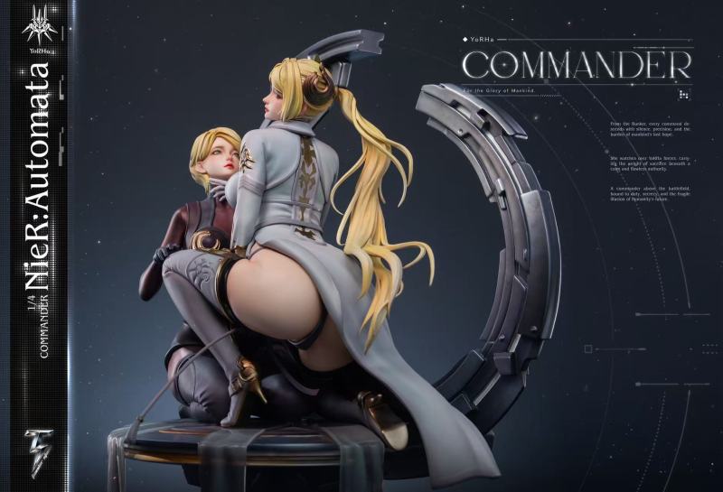 【Pre-order】Leiting Studio 1/4 Scale NieR — Commander + Attendant Resin Statue