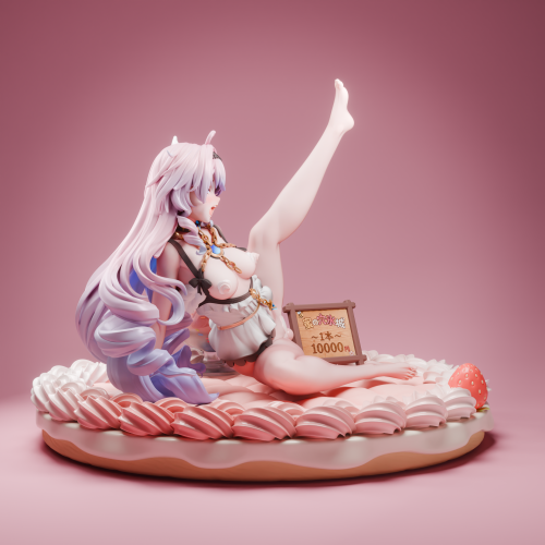 【Pre-order】KB— Studio 1/6 Scale Cake Peach Resin Statue