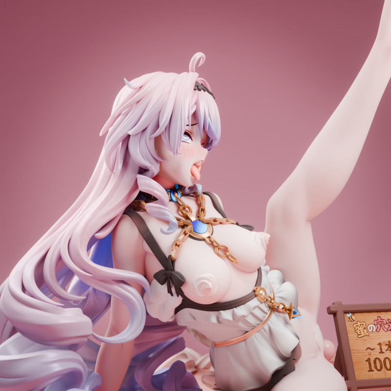【Pre-order】KB— Studio 1/6 Scale Cake Peach Resin Statue