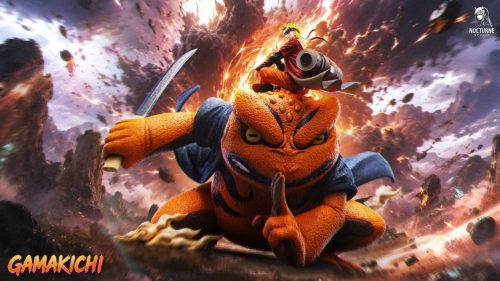 【Pre-order】Nocturne x ICE Studio 1/7 Scale Naruto x Gamakichi Resin Statue