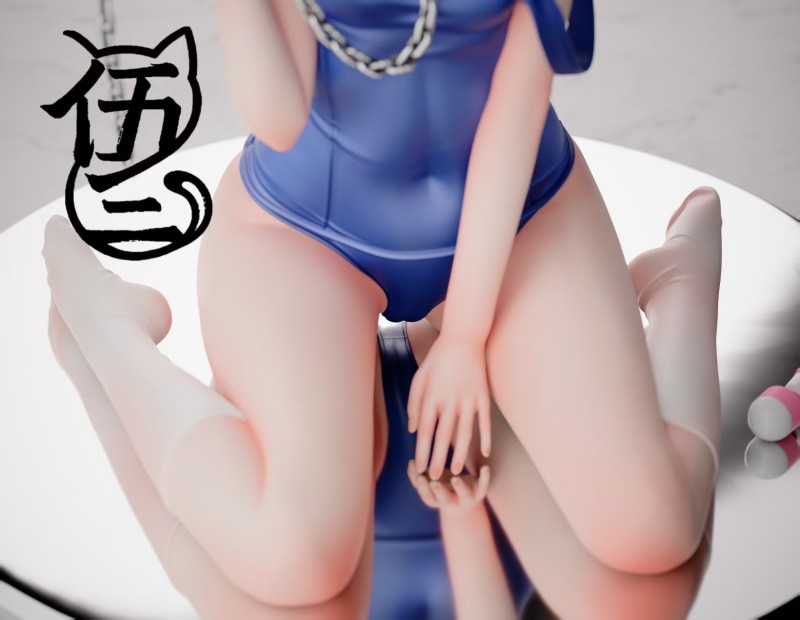 【Pre-order】53 Studio 1/6 Scale Origami Tobiichi — School Swimsuit Ver Resin Statue