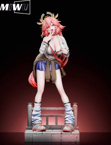 【Pre-order】Miwu Studio 1/6 Scale Raiden Shogun x Yae Miko Resin Statue