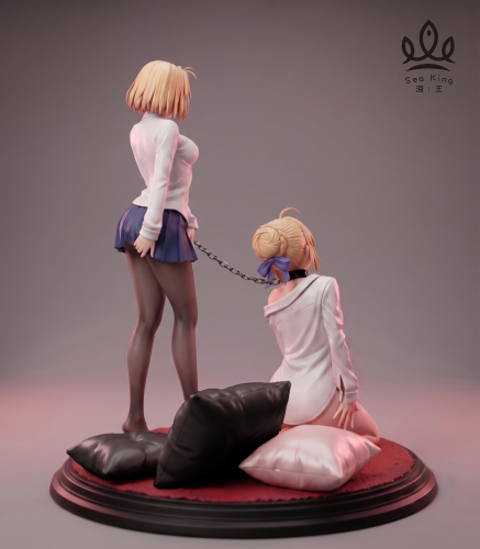 【Pre-order】Poseidon Studio 1/6 Scale Saber × Arcueid Resin Statue