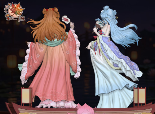 【Pre-order】Fengye Studio 1/6 Scale Asuka Rei Ayanami Resin Statue