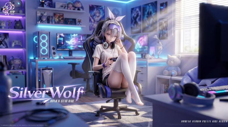 【Pre-order】Su Meng Studio 1/6 Scale Silver Wolf Resin Statue