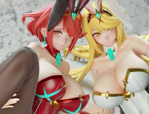 【Pre-order】NTR Studio 1/6 Scale Pyra X Mythra Bunny Girl Resin Statue