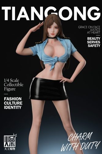【Pre-order】TGZW Studio 1/4 Scale Policewoman 2.0 Resin Statue