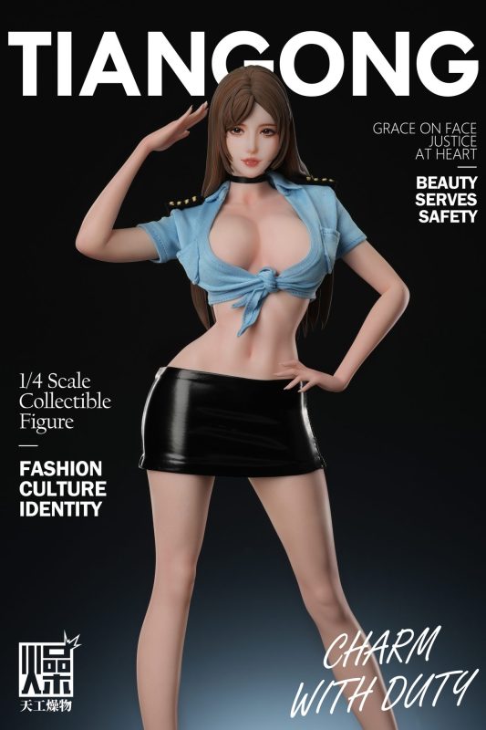 【Pre-order】TGZW Studio 1/4 Scale Policewoman 2.0 Resin Statue