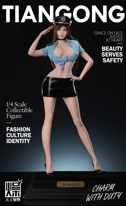 【Pre-order】TGZW Studio 1/4 Scale Policewoman 2.0 Resin Statue