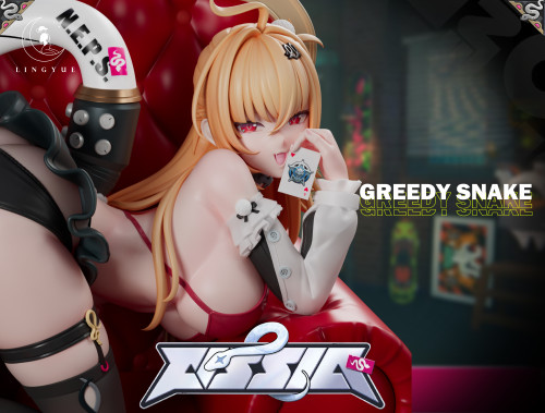 【Pre-order】Lingyue Studio Snake-Eating Girl Resin Statue