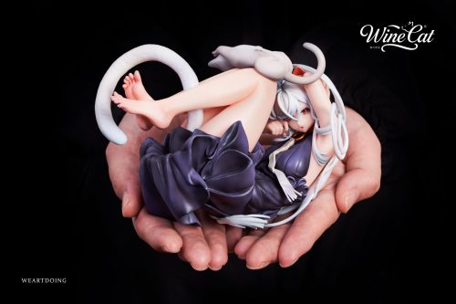 【Pre-order】WeArtDoing Studio Wine Cat Yin Yue & Fei Ye Resin Statue