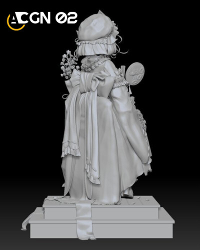 【Pre-order】ACGN 02 STUDIO 1/7 Scale Night Train – Yuyuko Saigyouji Resin Statue