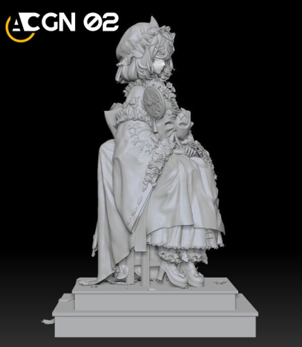 【Pre-order】ACGN 02 STUDIO 1/7 Scale Night Train – Yuyuko Saigyouji Resin Statue
