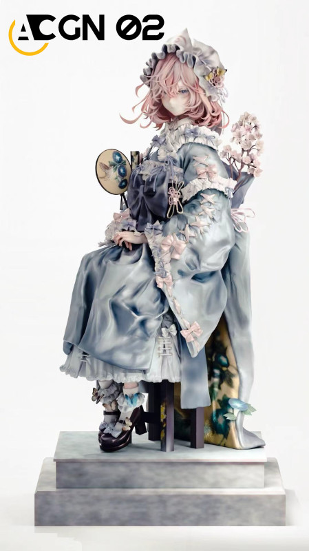 【Pre-order】ACGN 02 STUDIO 1/7 Scale Night Train – Yuyuko Saigyouji Resin Statue