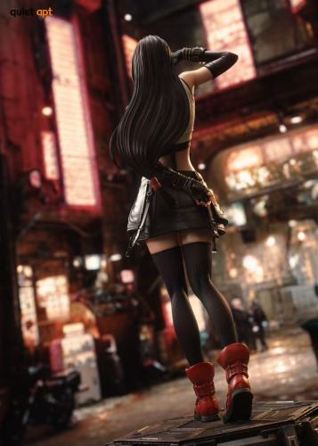 【Pre-order】QuietArt STUDIO 1/7  Scale Final Fantasy VII – Tifa Lockhart Resin Statue