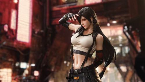 【Pre-order】QuietArt STUDIO 1/7  Scale Final Fantasy VII – Tifa Lockhart Resin Statue