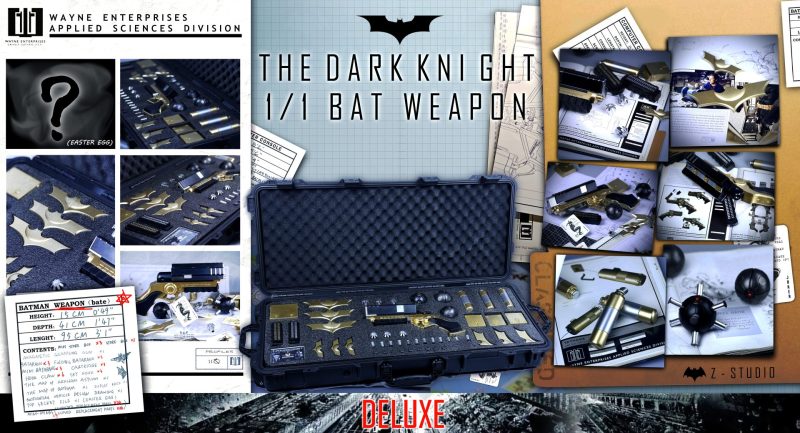 【Pre-order】Z Studio 1/1 Scale Cinematic Grade Batman Weapon Replica Series Volume 2 (Christian Bale Edition) Resin Statue