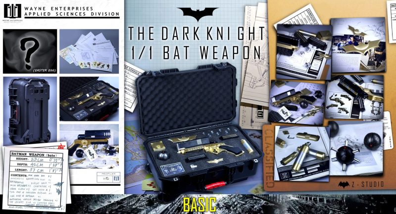 【Pre-order】Z Studio 1/1 Scale Cinematic Grade Batman Weapon Replica Series Volume 2 (Christian Bale Edition) Resin Statue