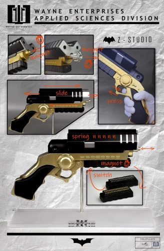 【Pre-order】Z Studio 1/1 Scale Cinematic Grade Batman Weapon Replica Series Volume 2 (Christian Bale Edition) Resin Statue