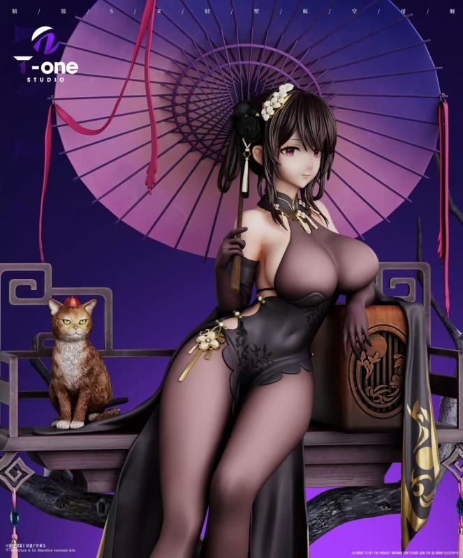 【Pre-order】T-one studio 1/6 Scale Zhen Hai (Shipgirl) – Qipao Resin Statue