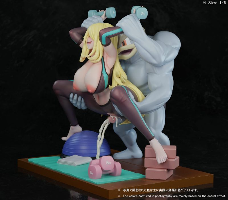 【Pre-order】Beast Studio 1/6 Scale Cynthia x Machamp Resin Statue