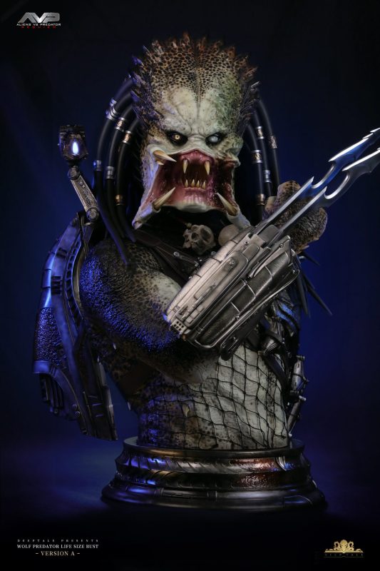 【Pre-order】Deep Tale Studio Predator Life-Size Bust Resin Statue