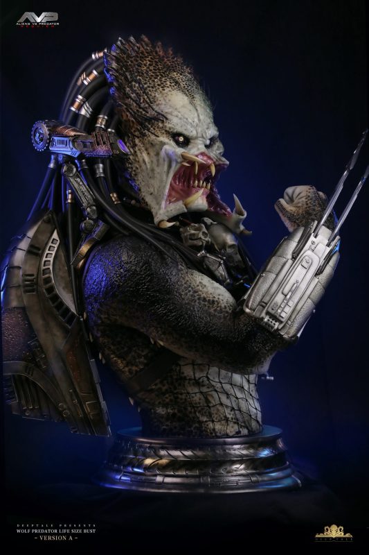 【Pre-order】Deep Tale Studio Predator Life-Size Bust Resin Statue