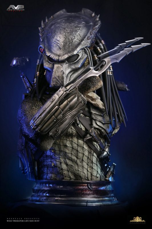 【Pre-order】Deep Tale Studio Predator Life-Size Bust Resin Statue