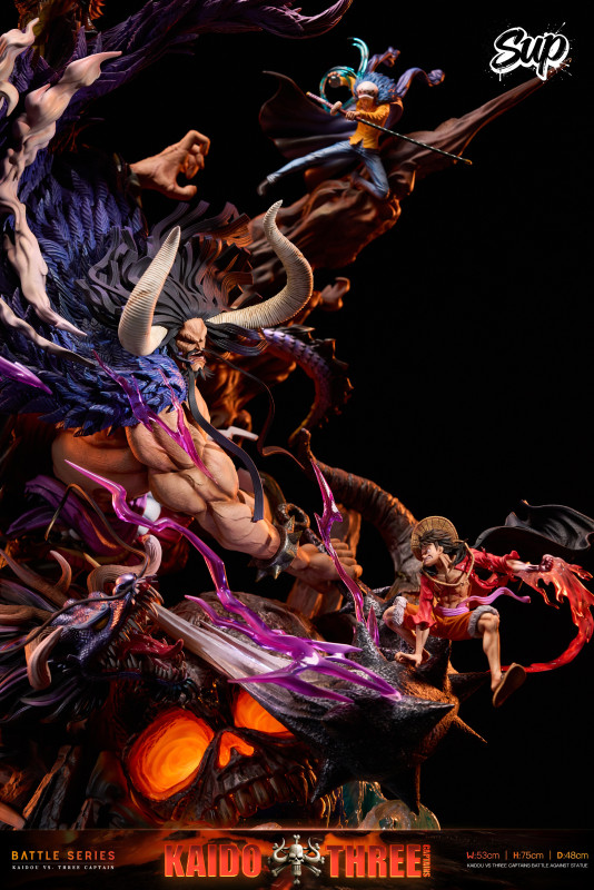 【Pre-order】Sup Studio Decisive Battle at Onigashima: Kaido vs. The Three Captains Resin Statue