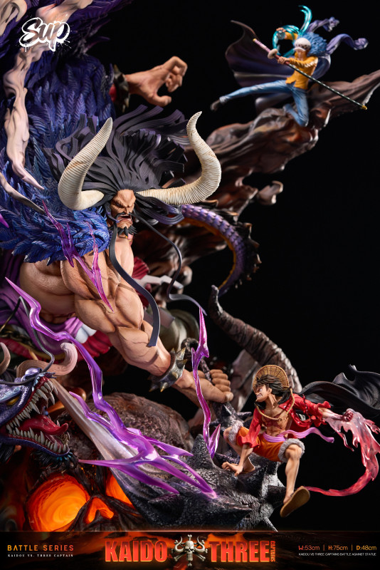 【Pre-order】Sup Studio Decisive Battle at Onigashima: Kaido vs. The Three Captains Resin Statue