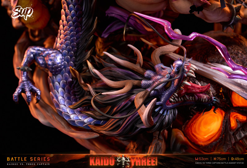 【Pre-order】Sup Studio Decisive Battle at Onigashima: Kaido vs. The Three Captains Resin Statue
