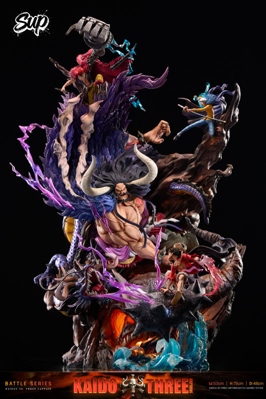【Pre-order】Sup Studio Decisive Battle at Onigashima: Kaido vs. The Three Captains Resin Statue