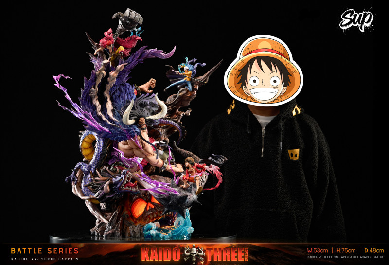 【Pre-order】Sup Studio Decisive Battle at Onigashima: Kaido vs. The Three Captains Resin Statue