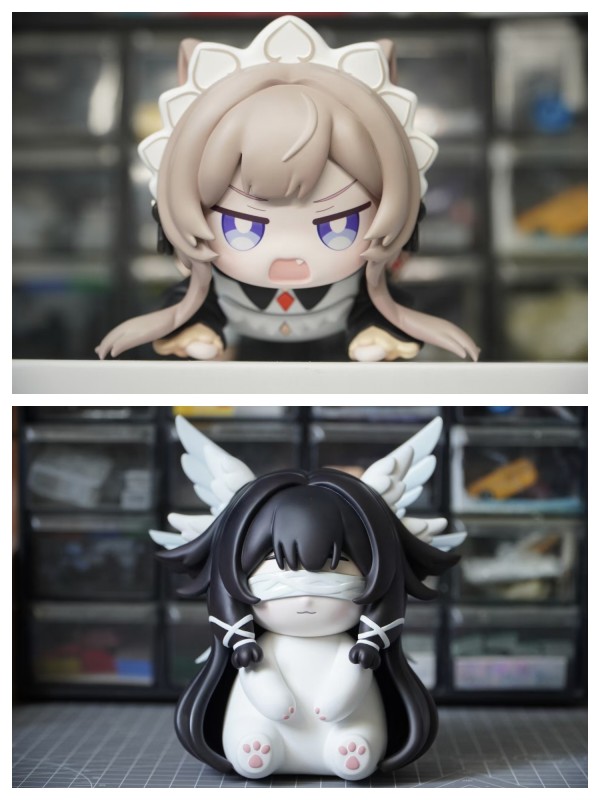 【Pre-order】Na Jia Studio Sandrone (Yawning Kitten Version) & Columbina Resin Statue