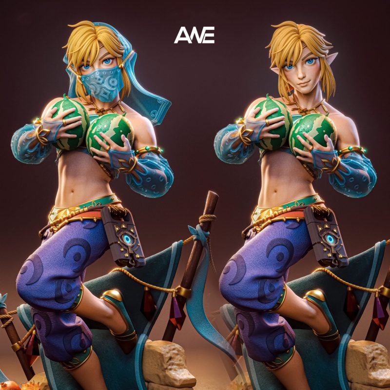 【Pre-order】ANE Studio The Legend of Zelda Gerudo Link Resin Statue