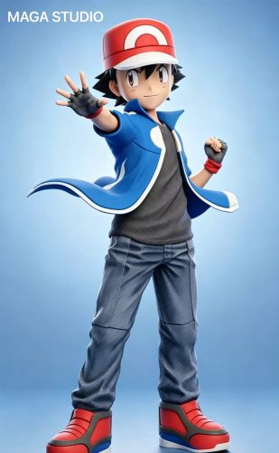 【Pre-order】MAGA Studio 1/20 Scale Ash Ketchum x Greninja Resin Statue