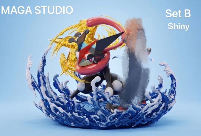 【Pre-order】MAGA Studio 1/20 Scale Ash Ketchum x Greninja Resin Statue