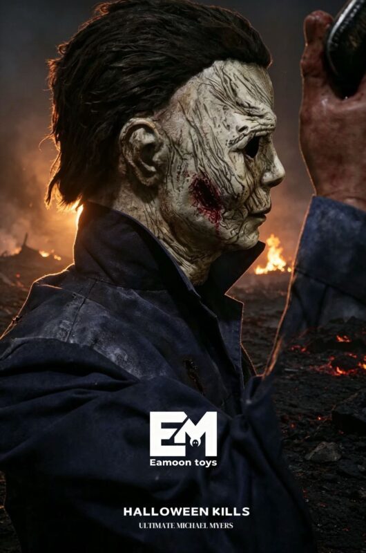 【Pre-order】Eamoon Toys 1/1 Scale Halloween Kills Ultimate Michael Myers Battle-Damaged Resin Statue