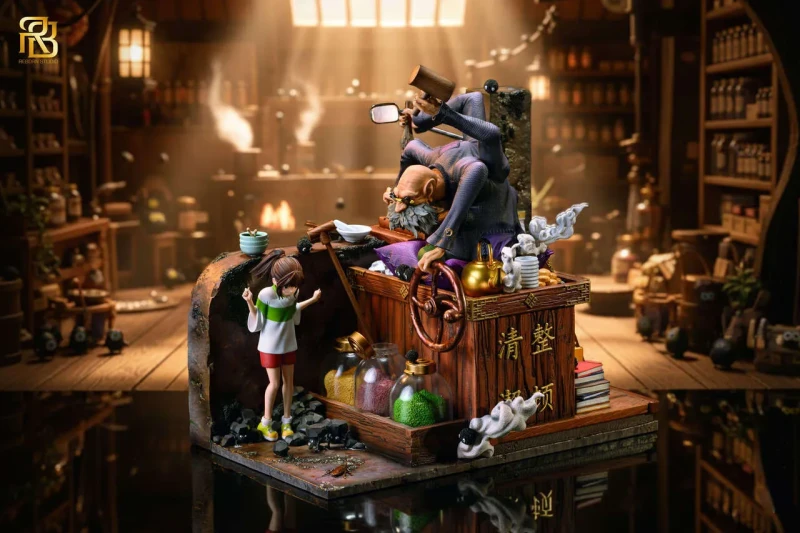 【Pre-order】ReBorn Studio Chihiro Ogino & Kamaji Scene Resin Statue