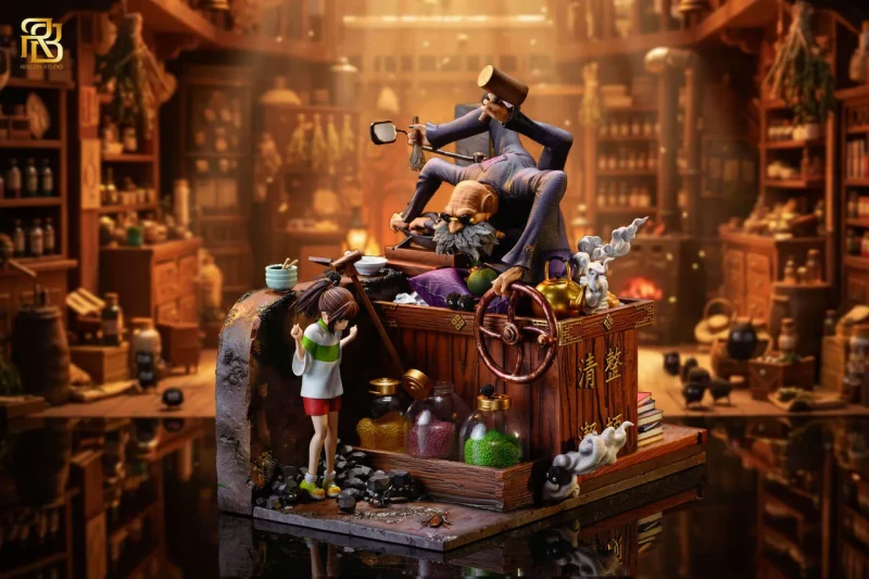 【Pre-order】ReBorn Studio Chihiro Ogino & Kamaji Scene Resin Statue