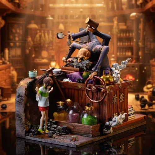 【Pre-order】ReBorn Studio Chihiro Ogino & Kamaji Scene Resin Statue