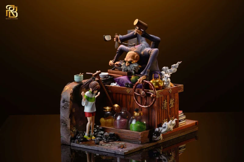 【Pre-order】ReBorn Studio Chihiro Ogino & Kamaji Scene Resin Statue
